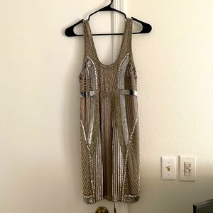 Parker Beaded Dress- EUC- Size Small